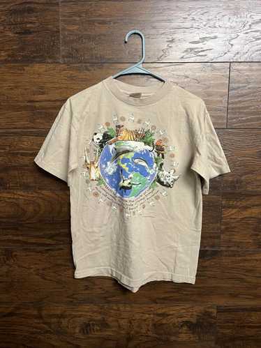 Designer VTG Save the Planet T-shirt Earth Albert 