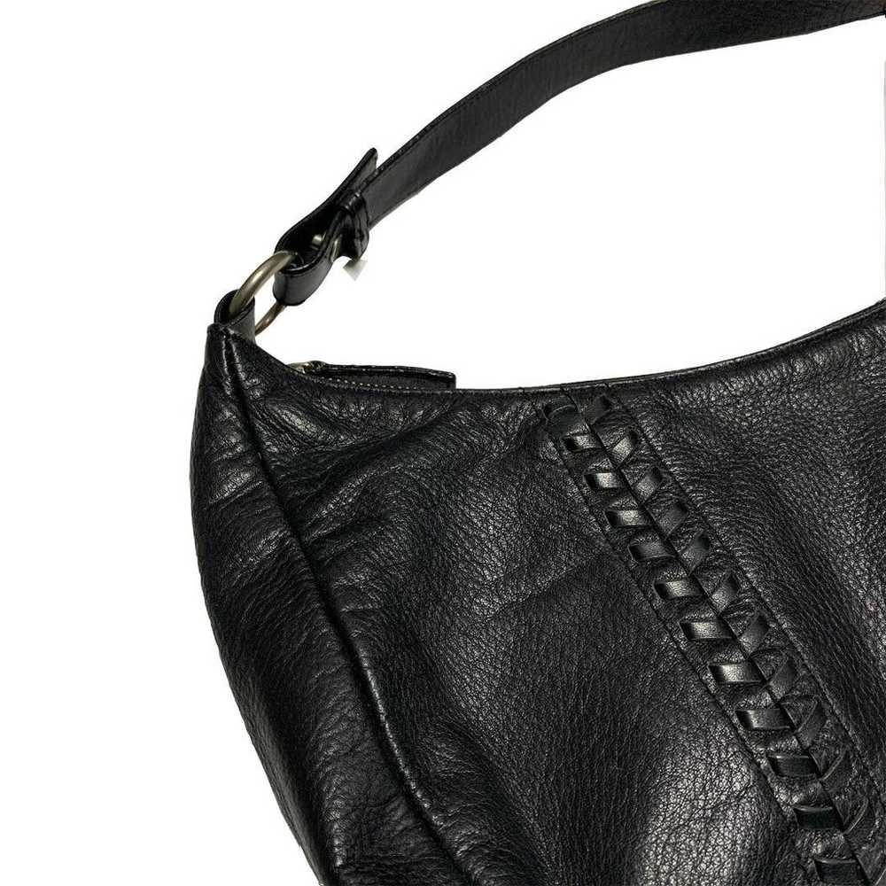 Vintage Leather Shoulder Bag by Ralph Lauren - image 3