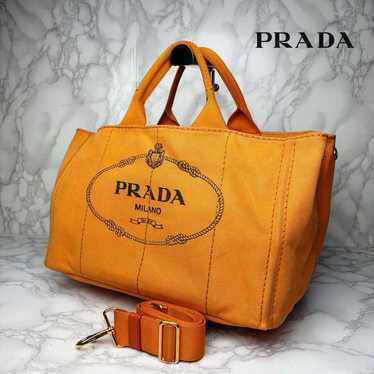 051 PRADA Kanapa 2WAY Tote Bag Shoulder Bag