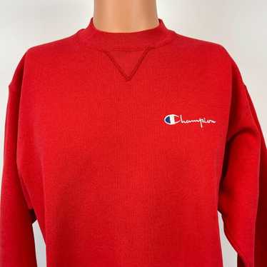 Champion Champion Embroidered Script Crewneck Swe… - image 1