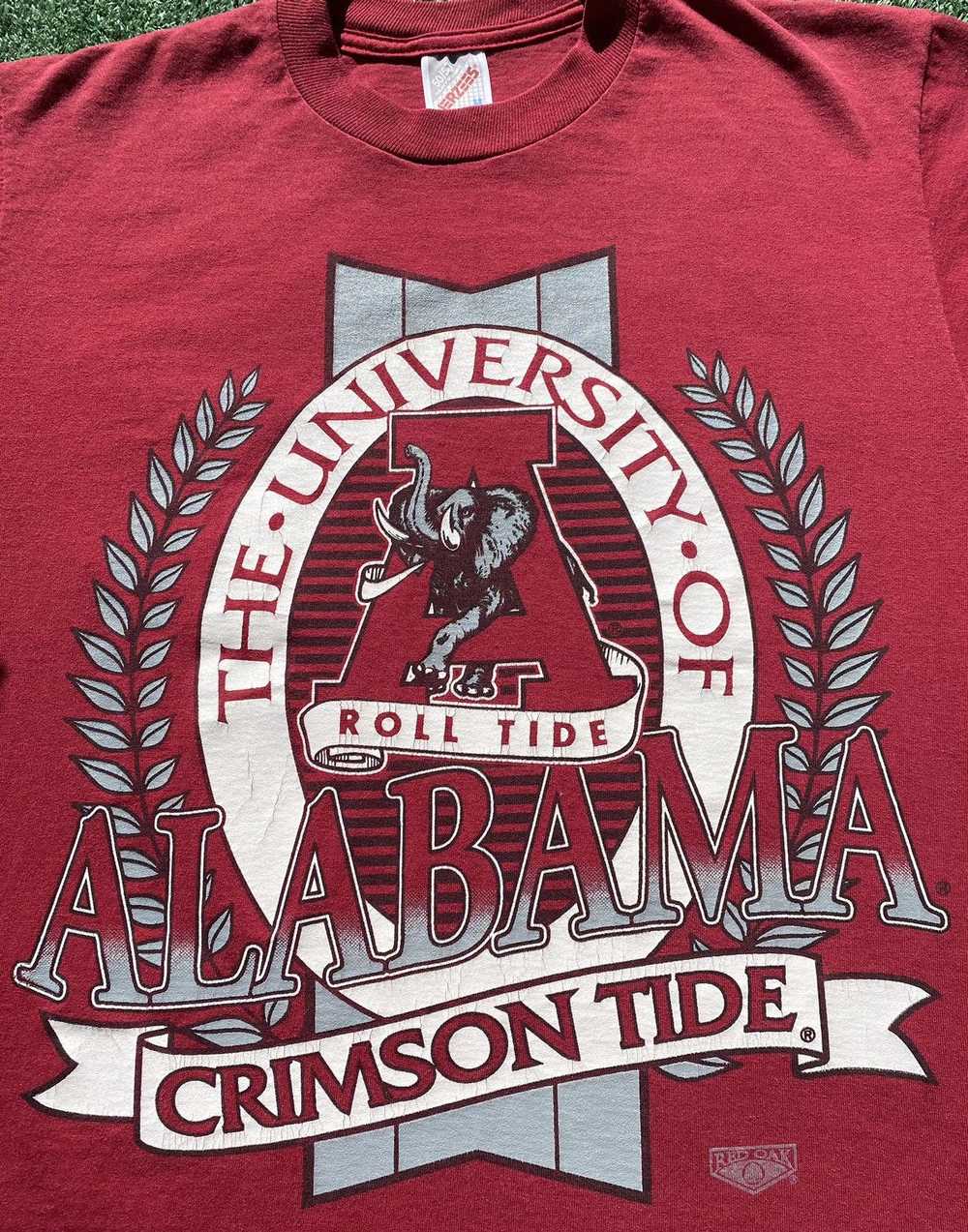 Jerzees Vintage 90’s Alabama Crimson Tide T-Shirt… - image 2