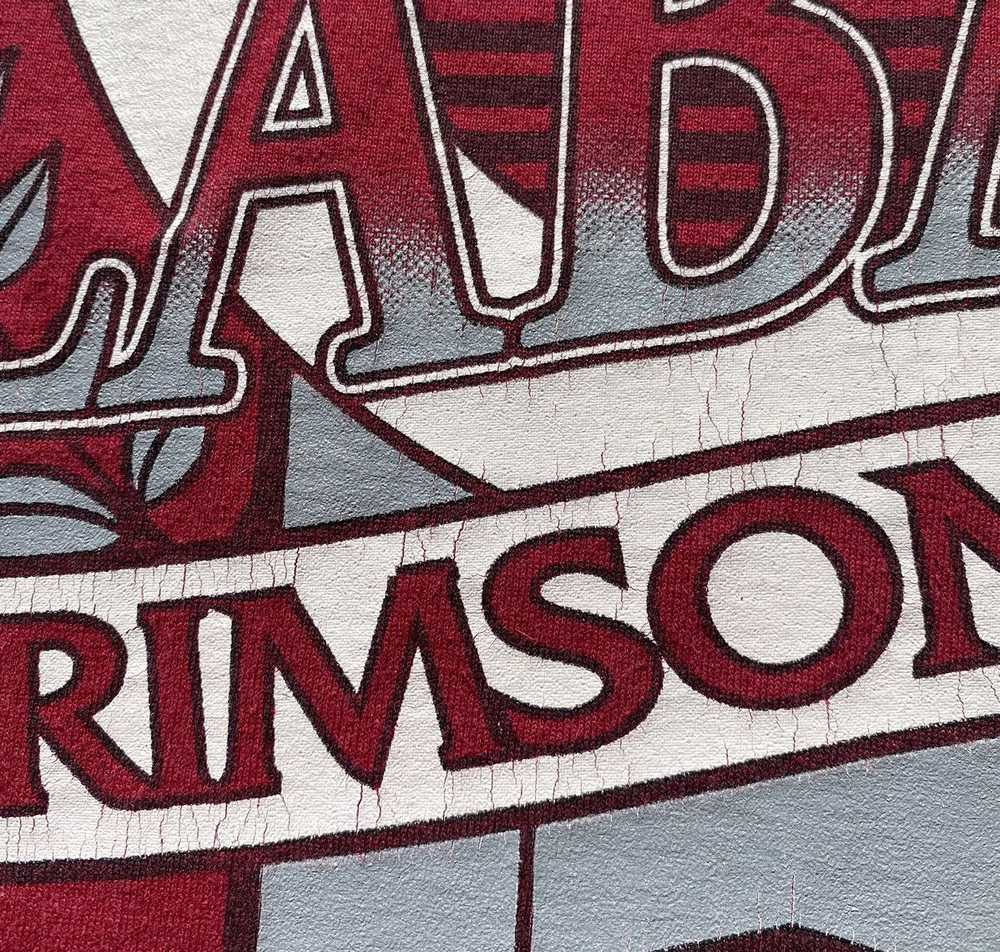 Jerzees Vintage 90’s Alabama Crimson Tide T-Shirt… - image 6