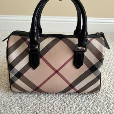 Burberry Super Nova Check PVC Patent Leather Ches… - image 1