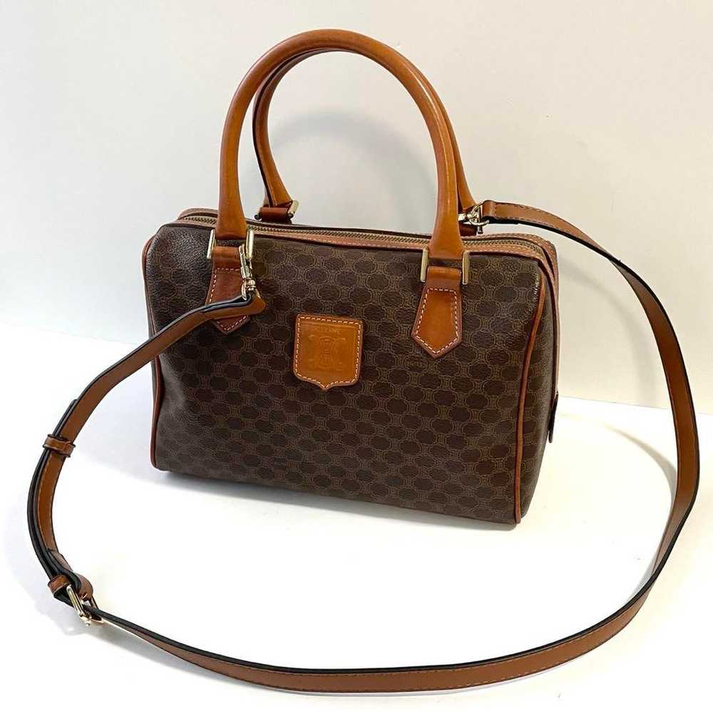 【Excellent Condition】Céline 2way Handbag Triomphe… - image 2