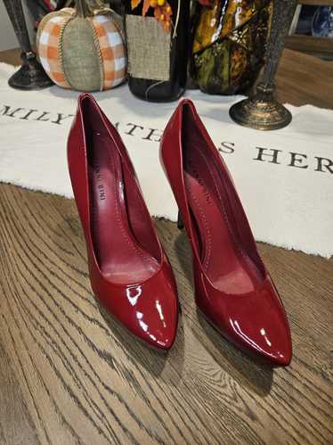 Designer Gianni Bini Red Patent Leather High Heels