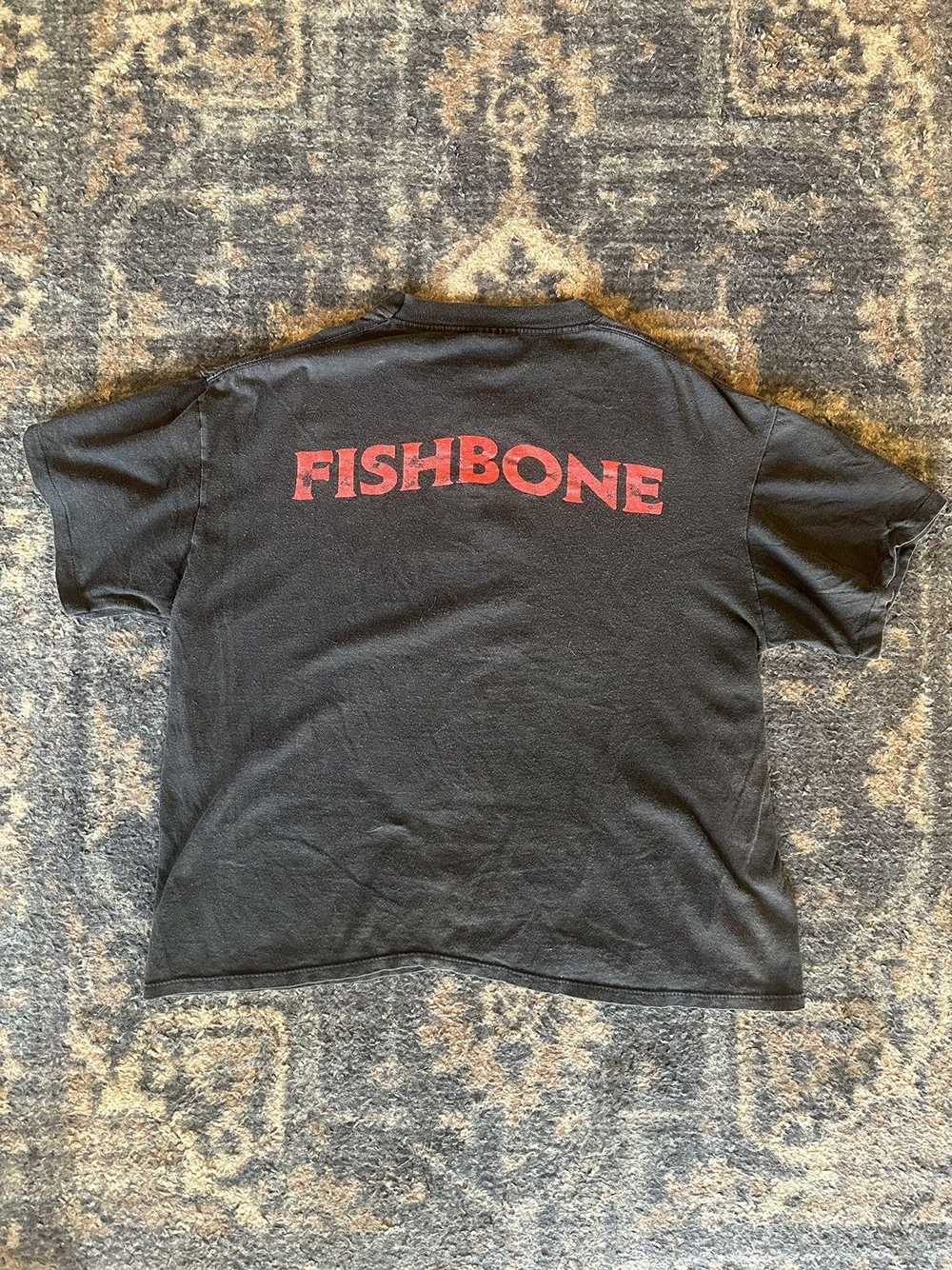 Band Tees × Vintage 1990 Fishbone RARE boxy fit - image 5