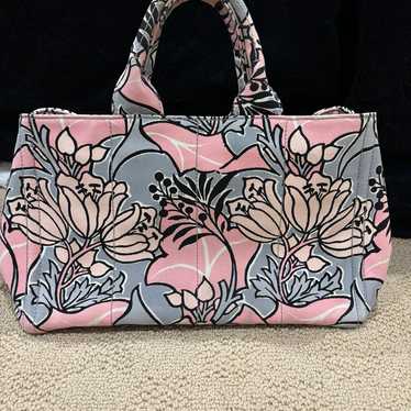 Prada Campa Stampata Pink (Rosa) floral bag - image 1