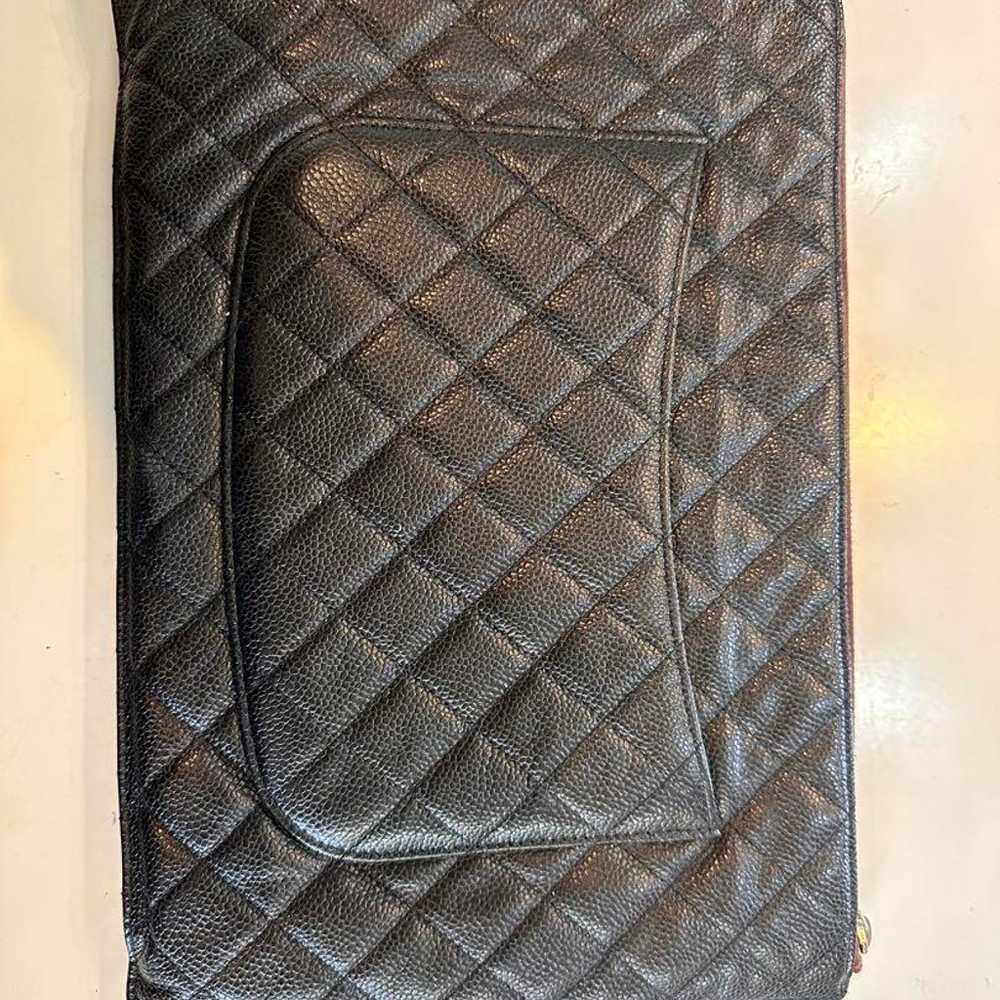 CHANEL Quilted Black Clutch Bag - image 9