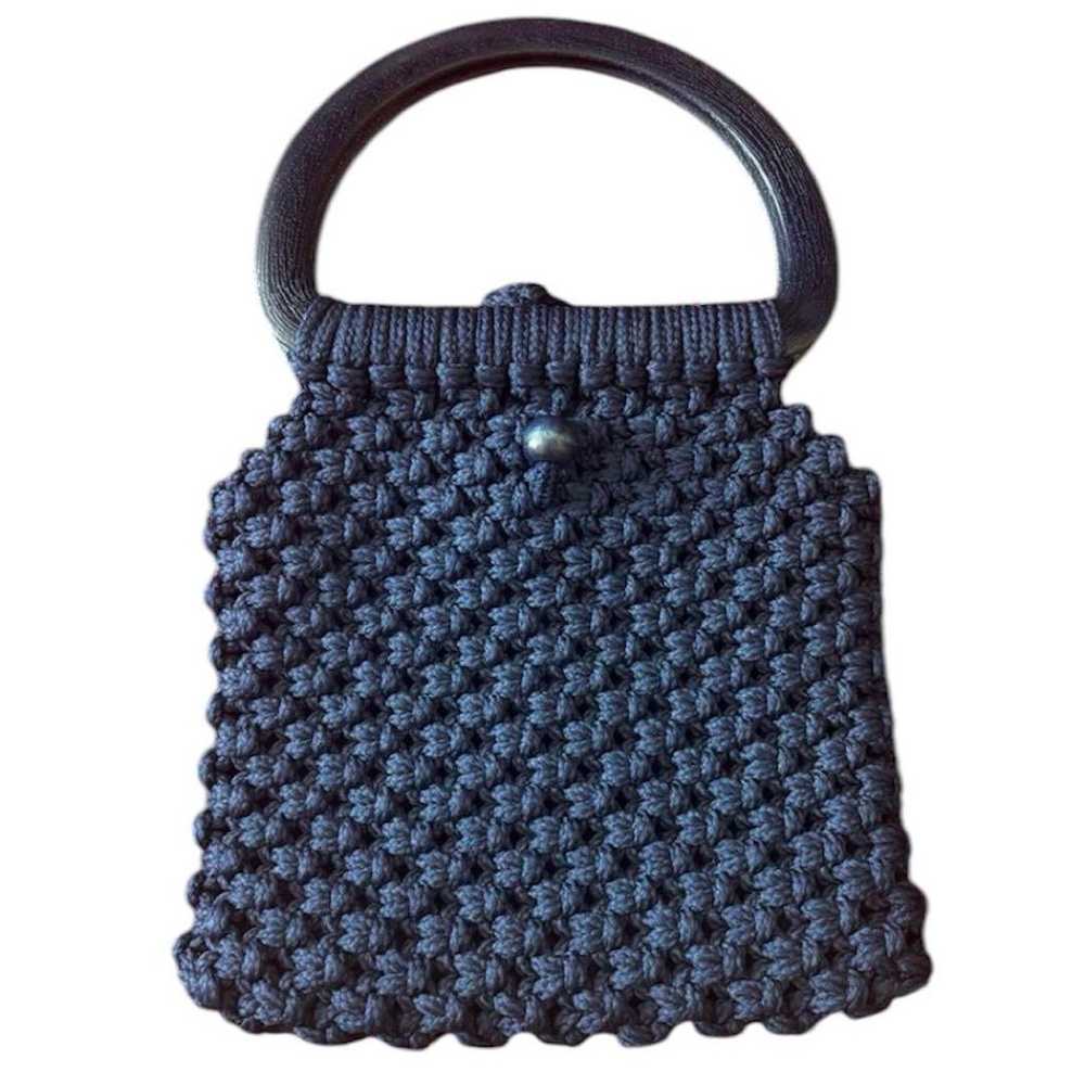 90s European Vintage Bag Navy - image 3