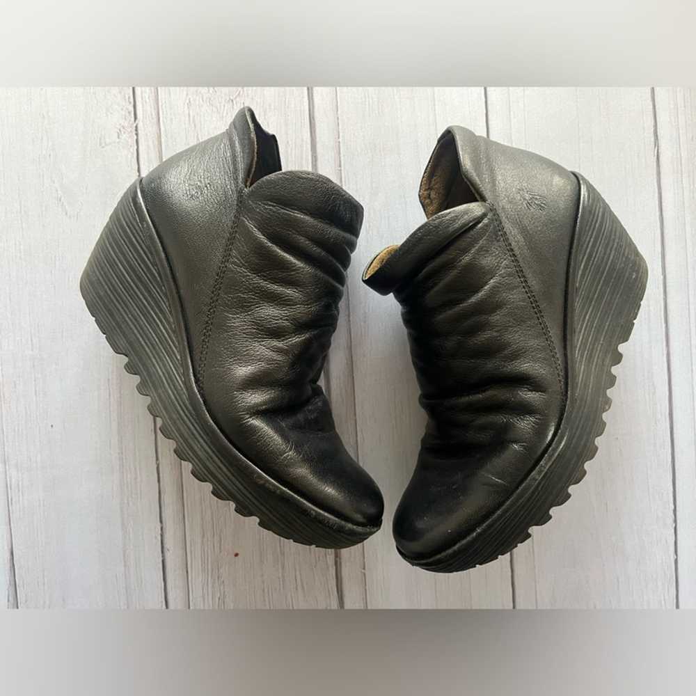 Fly London 39/9 Black Ankle Booties - image 1