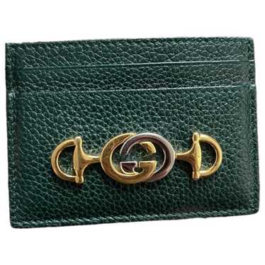 Gucci Zumi leather card wallet