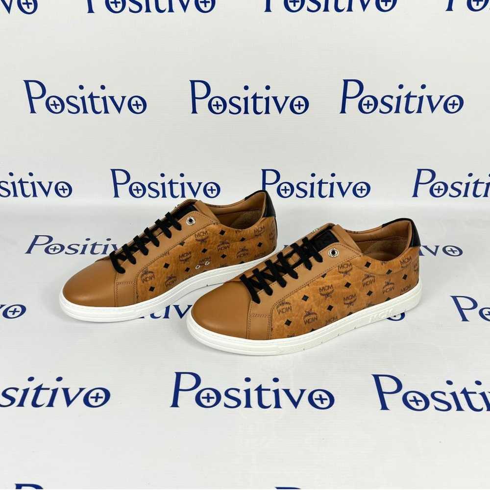 MCM Leather low trainers - image 2