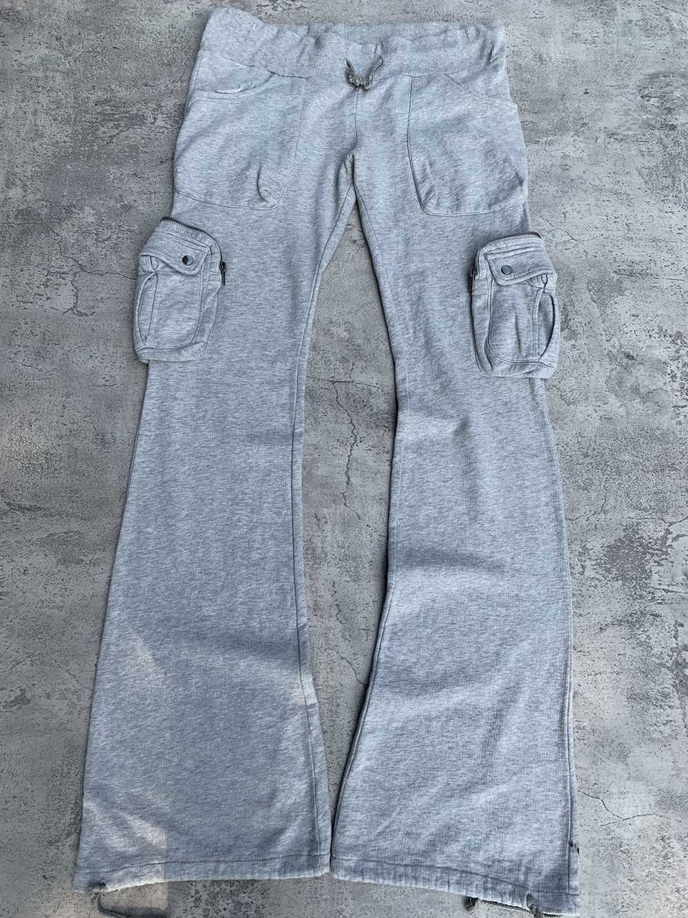 Japanese Brand RONETTES flare sweat cargo pants s… - image 1