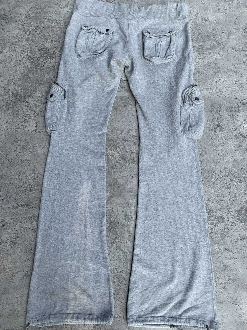 Japanese Brand RONETTES flare sweat cargo pants s… - image 6