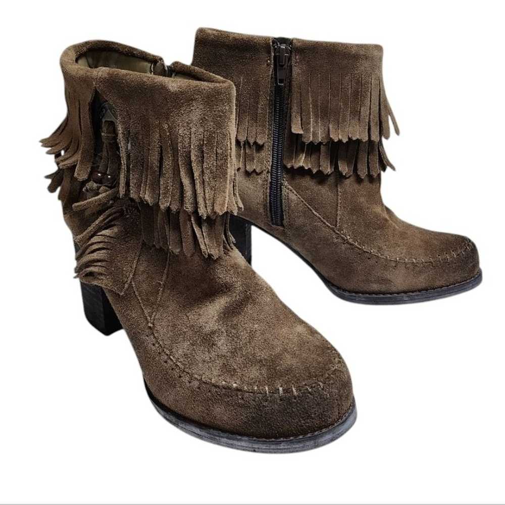 Sbricco Vintage Collection Boots Women 8 Brown Su… - image 3