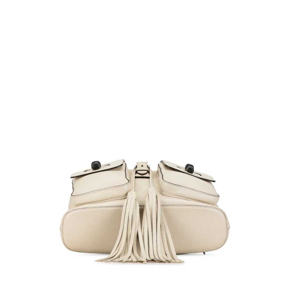 Gucci Bamboo Tassel leather backpack - image 3