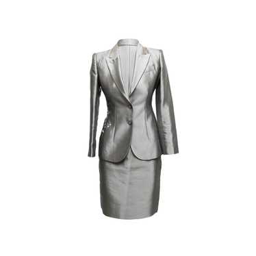 Alexander McQueen Runway Double Duchesse Silk Blazer/Jacket