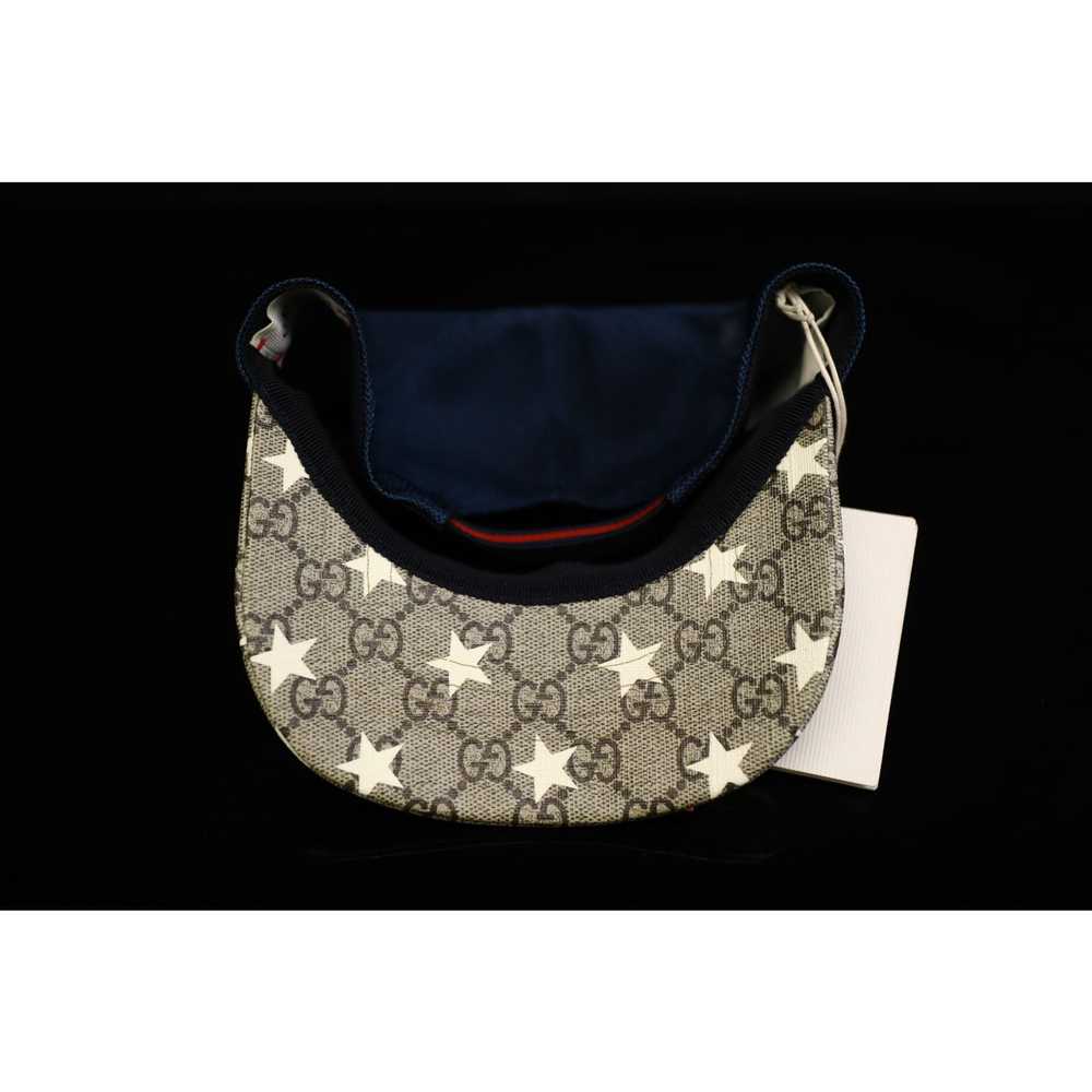 Gucci Kids Gucci GG Supreme Monogram Star Hat Blu… - image 6