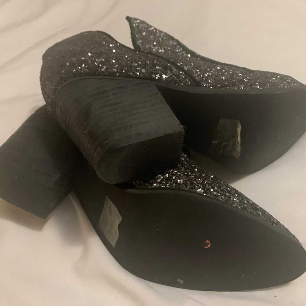 Beautiful NWOT Black Sparkly Black Boots! - image 2