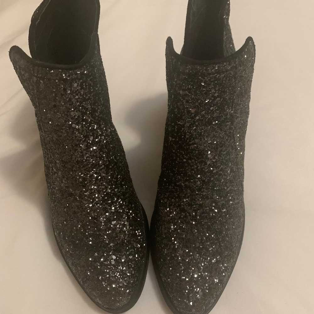 Beautiful NWOT Black Sparkly Black Boots! - image 7