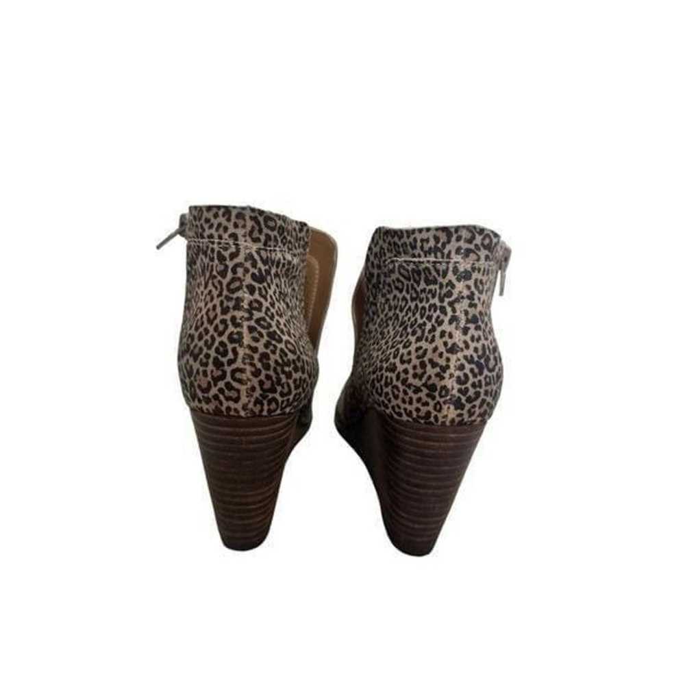 Lucky Brand Yabba Cheetah Print Wedge Bootie Sz 9 - image 7