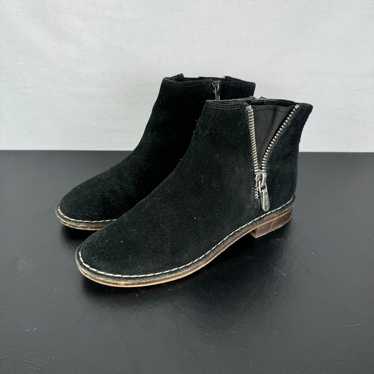 Clarks Somerset Cabaret Ruby Black Suede Leather B