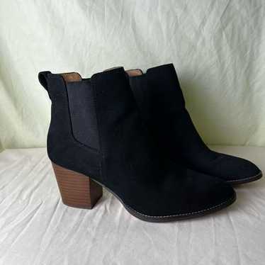 J. Crew Rory Microsuede Chelsea Anke Boots Slip On