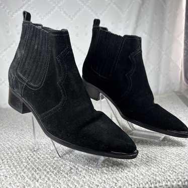 Marc Fisher Yohani Suede Ankle Booties 7