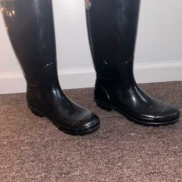 UGG Black Rain Boots