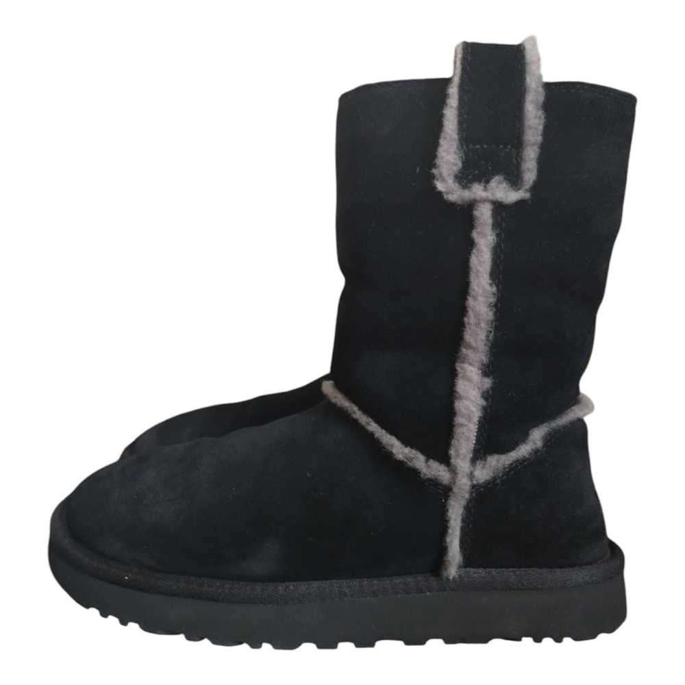 UGG CLASSIC SHORT GRAY SPILL SEAM BLACK SHEARLING… - image 4