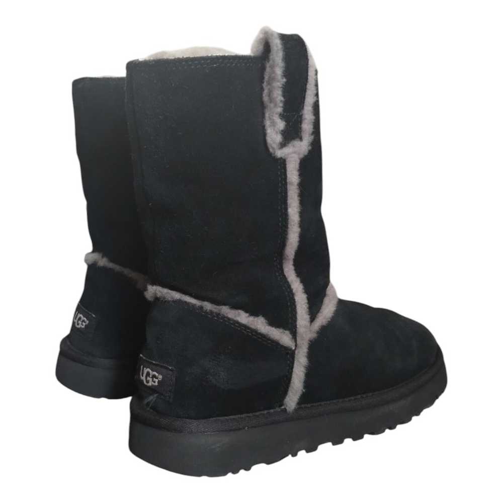 UGG CLASSIC SHORT GRAY SPILL SEAM BLACK SHEARLING… - image 6