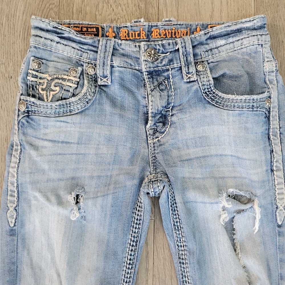 Rock Revival Mens Rock Revival Jeans "Themis" Ice… - image 11