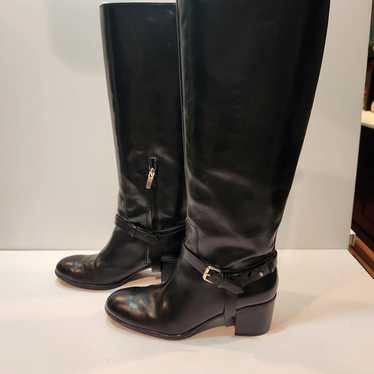 Enzo Angiolini Knee High Leather Boots Size 7.5 - image 1