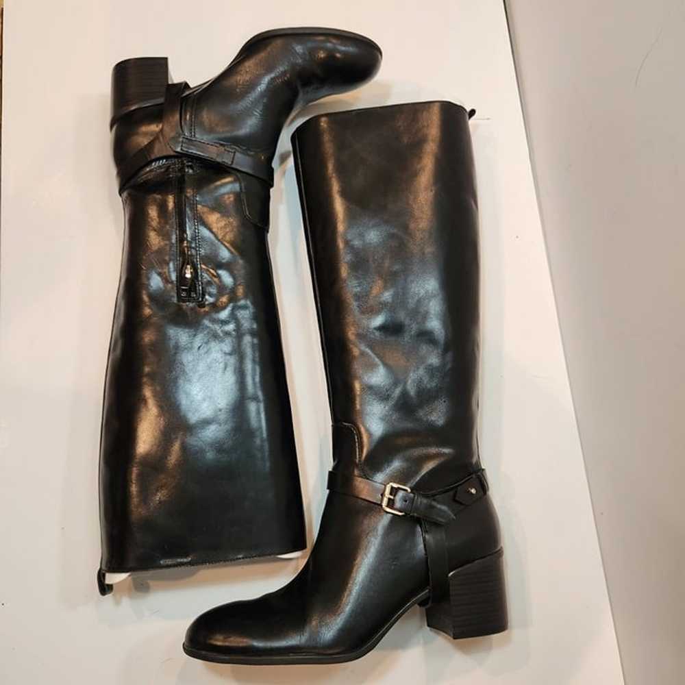 Enzo Angiolini Knee High Leather Boots Size 7.5 - image 2