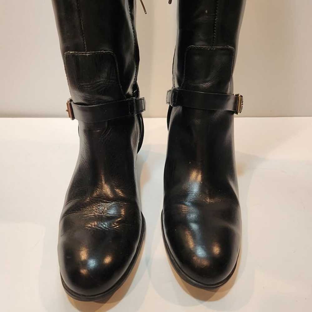 Enzo Angiolini Knee High Leather Boots Size 7.5 - image 3