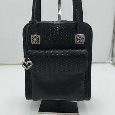 Brighton Vintage All Woven Leather Crossbody Messe