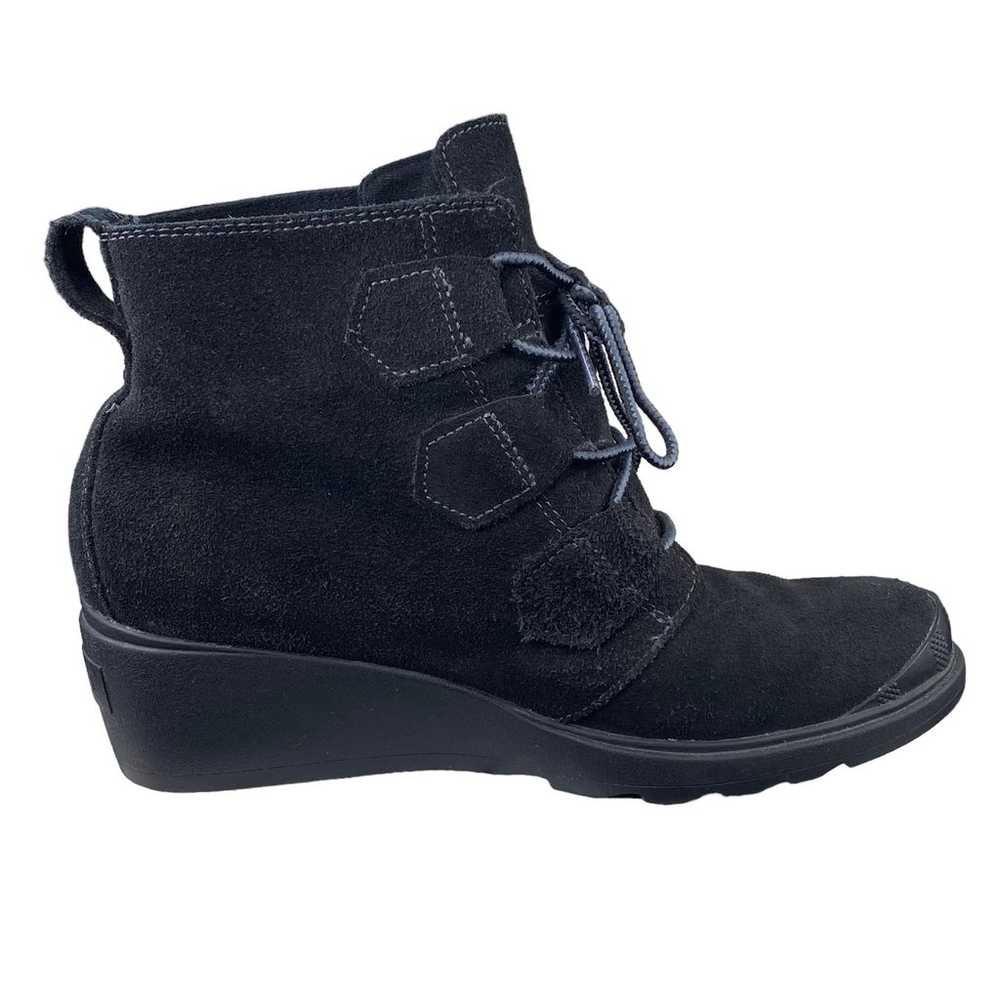 Sorel Women’s Toronto Black Suede Wedge Boot Size… - image 4