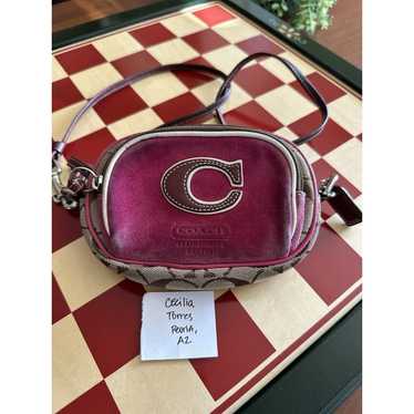 Vintage pink suede coach - Gem