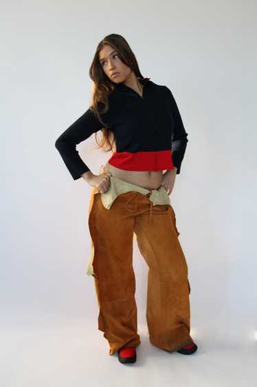 Jean Paul Gaultier Western Leather Trousers