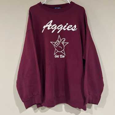 Other Vintage Texas A&M Aggies Gig ‘Em Sweatshirt