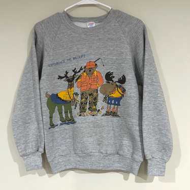 Jerzees Vintage 1988 Experience The Wildlife Sweat