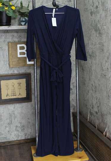 Designer Ny Collection Petite Belted Jumpsuit YQIU