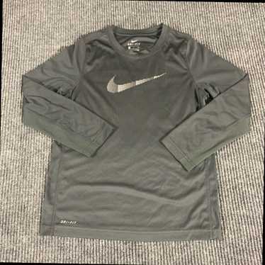 Nike Nike Shirt Boys Small Gray Dri Fit Performan… - image 1