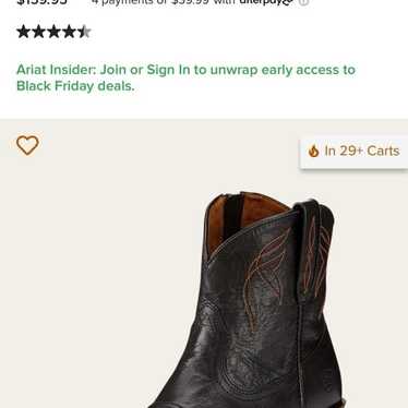 Ariat “Darlin western Boot” size 7B - image 1