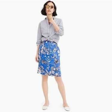 J.Crew J. Crew Ratti Tropical Toile Linen Skirt