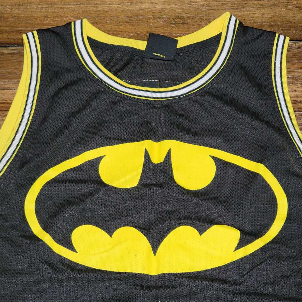 Batman Batman Tank Jersey Black w/ Yellow Trim - … - image 2