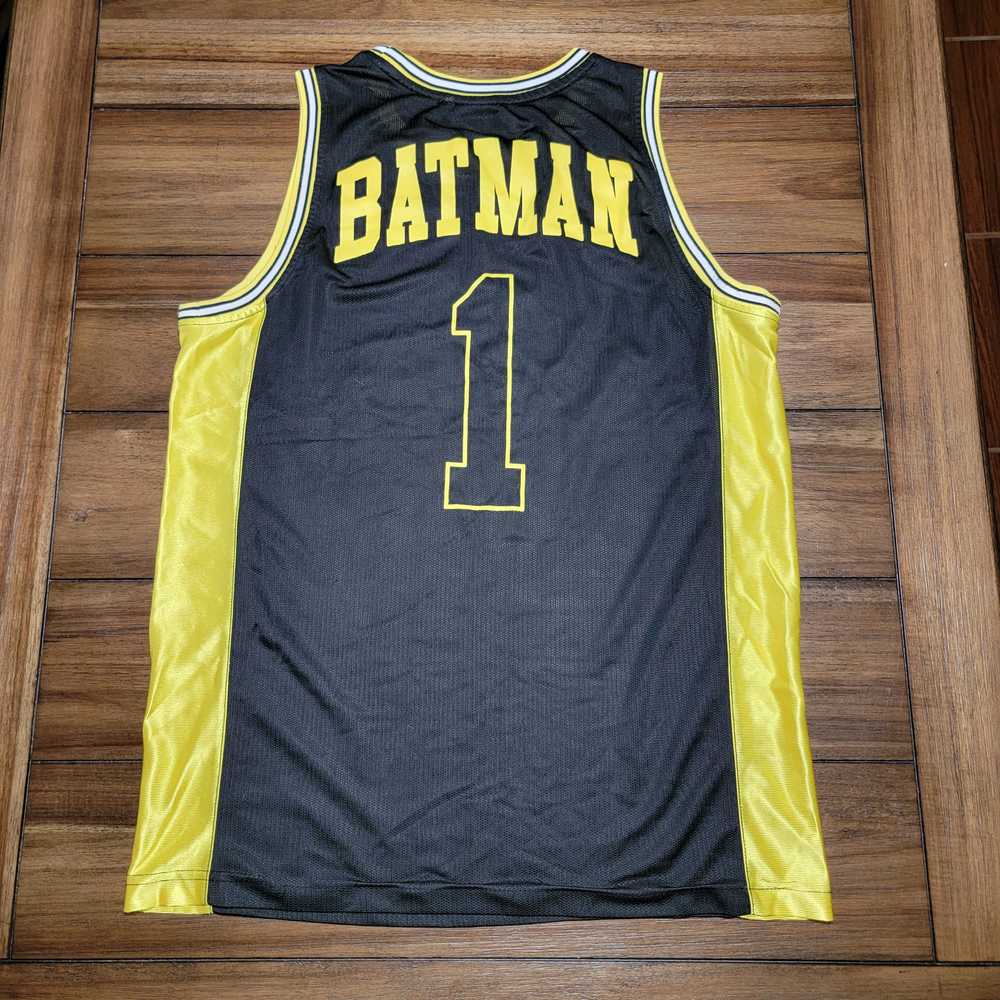 Batman Batman Tank Jersey Black w/ Yellow Trim - … - image 4