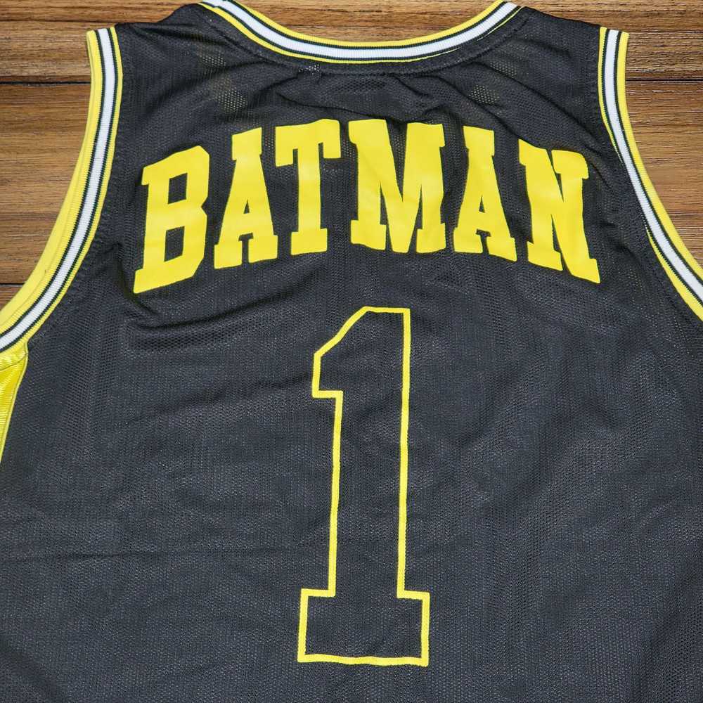 Batman Batman Tank Jersey Black w/ Yellow Trim - … - image 5