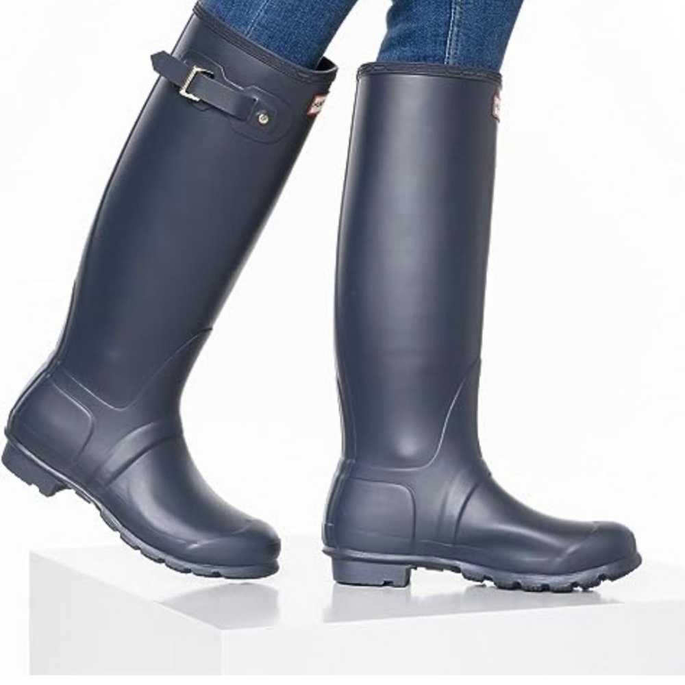 Hunter Original Tall Rainboot in Matte Black Size… - image 10