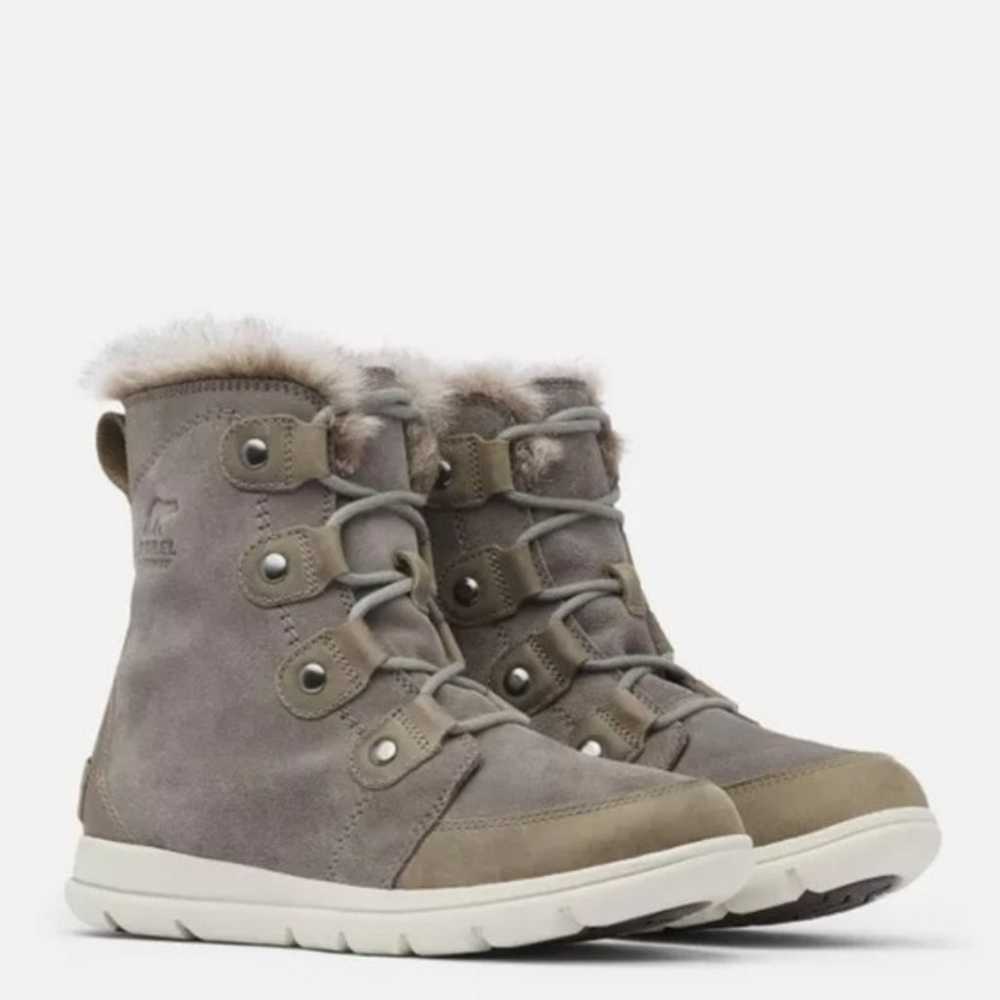 Sorel Women Explorer Joan Ankle Suede Booties sho… - image 1